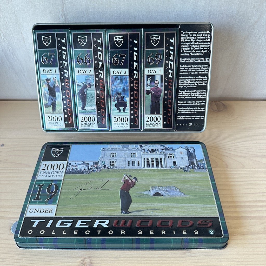 Vintage Tiger Woods Nike Series 2 Collector Golf Balls
