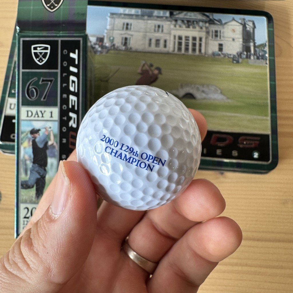 Vintage Tiger Woods Nike Series 2 Collector Golf Balls