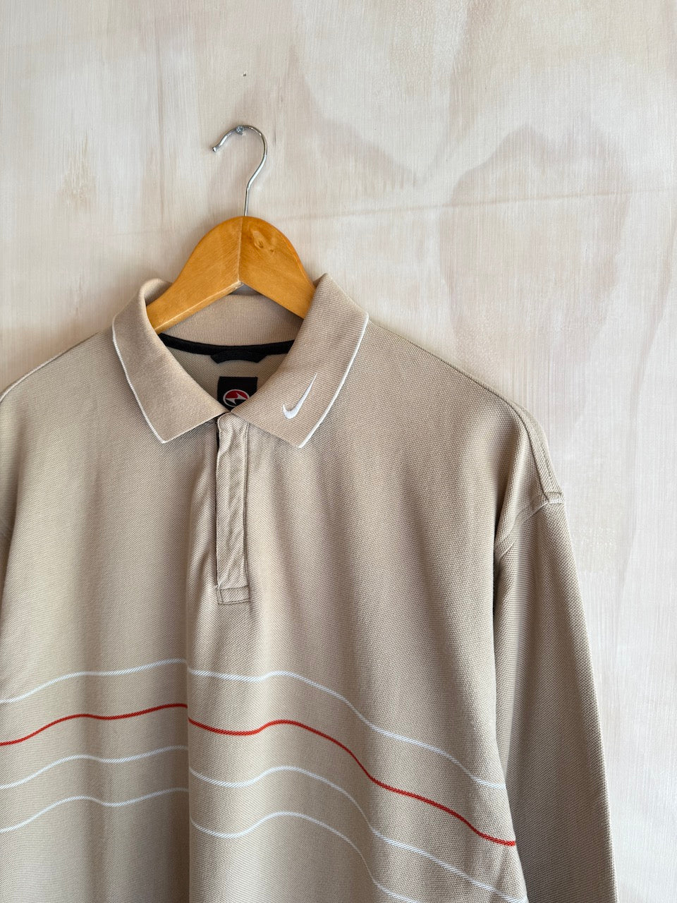 Vintage Nike Tiger Woods 1/4 Zip Golf Polo (L)