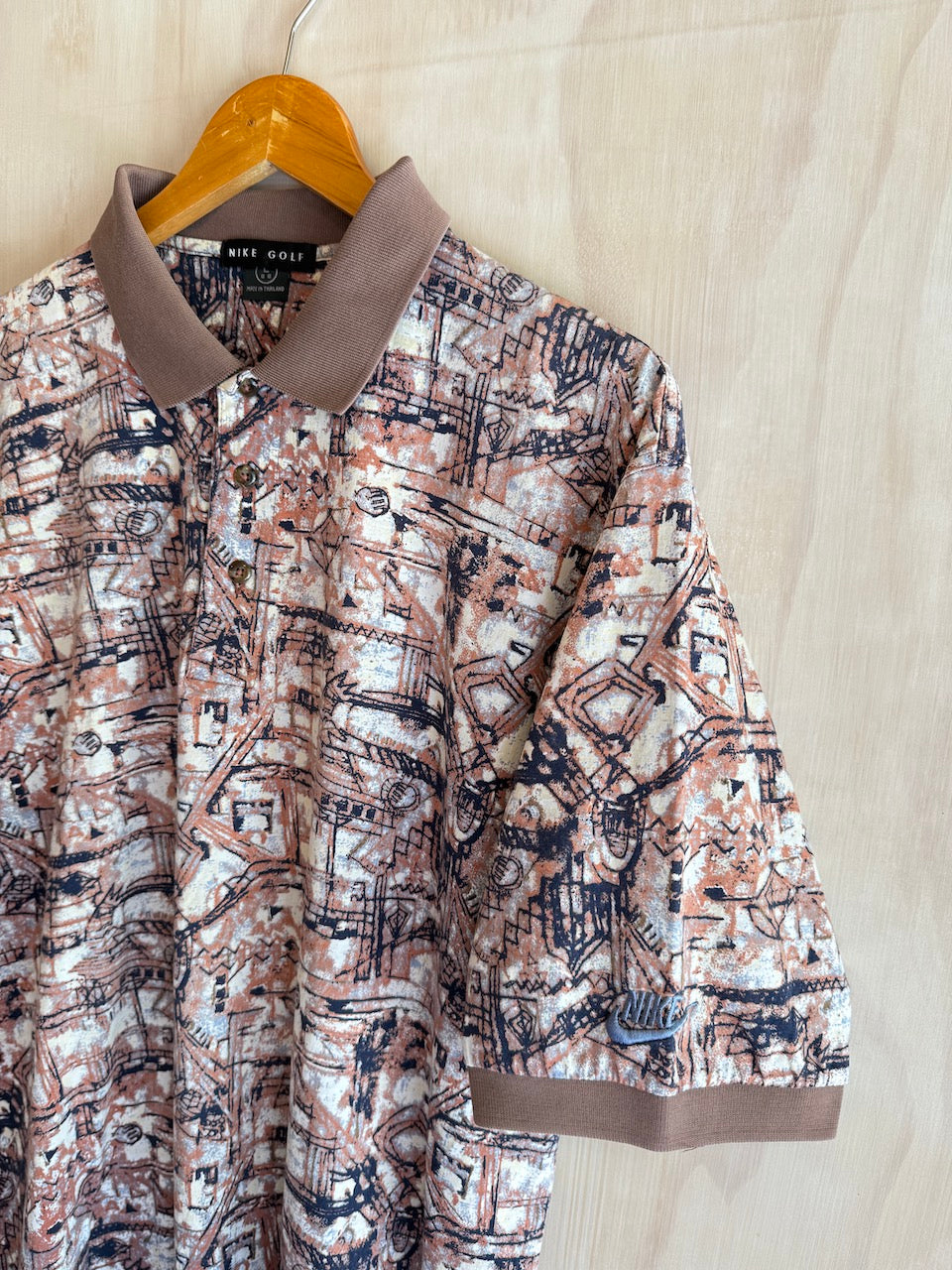 Vintage Nike Abstract Golf Polo (L)