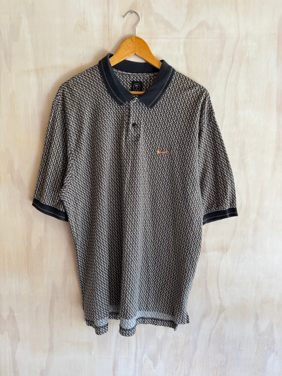 Vintage Nike Zig Zag Golf Polo (L)