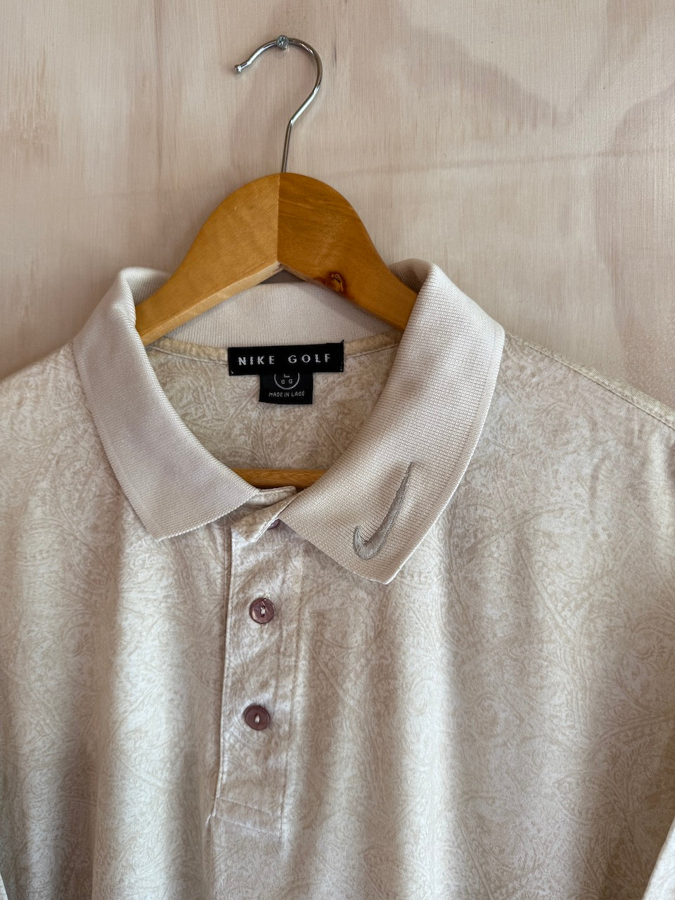 Vintage Nike Collar Swoosh Golf Polo (L)