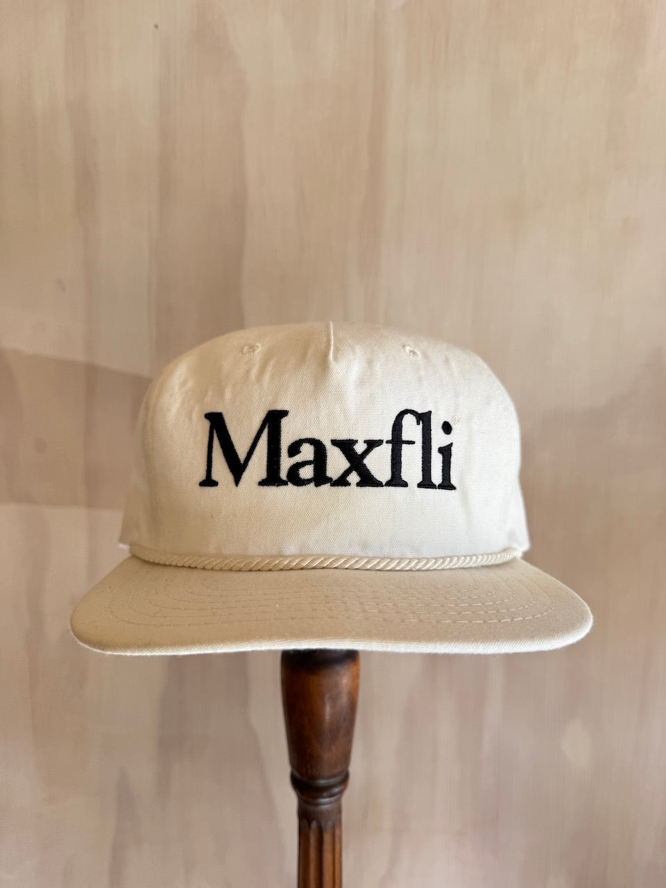 Vintage Maxfli Rope Hat with Leather Strap by Texace