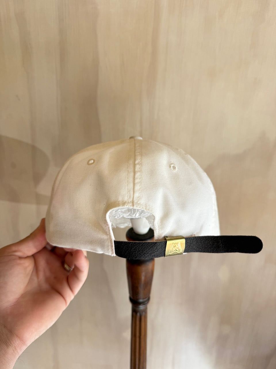 Vintage Maxfli Rope Hat with Leather Strap by Texace