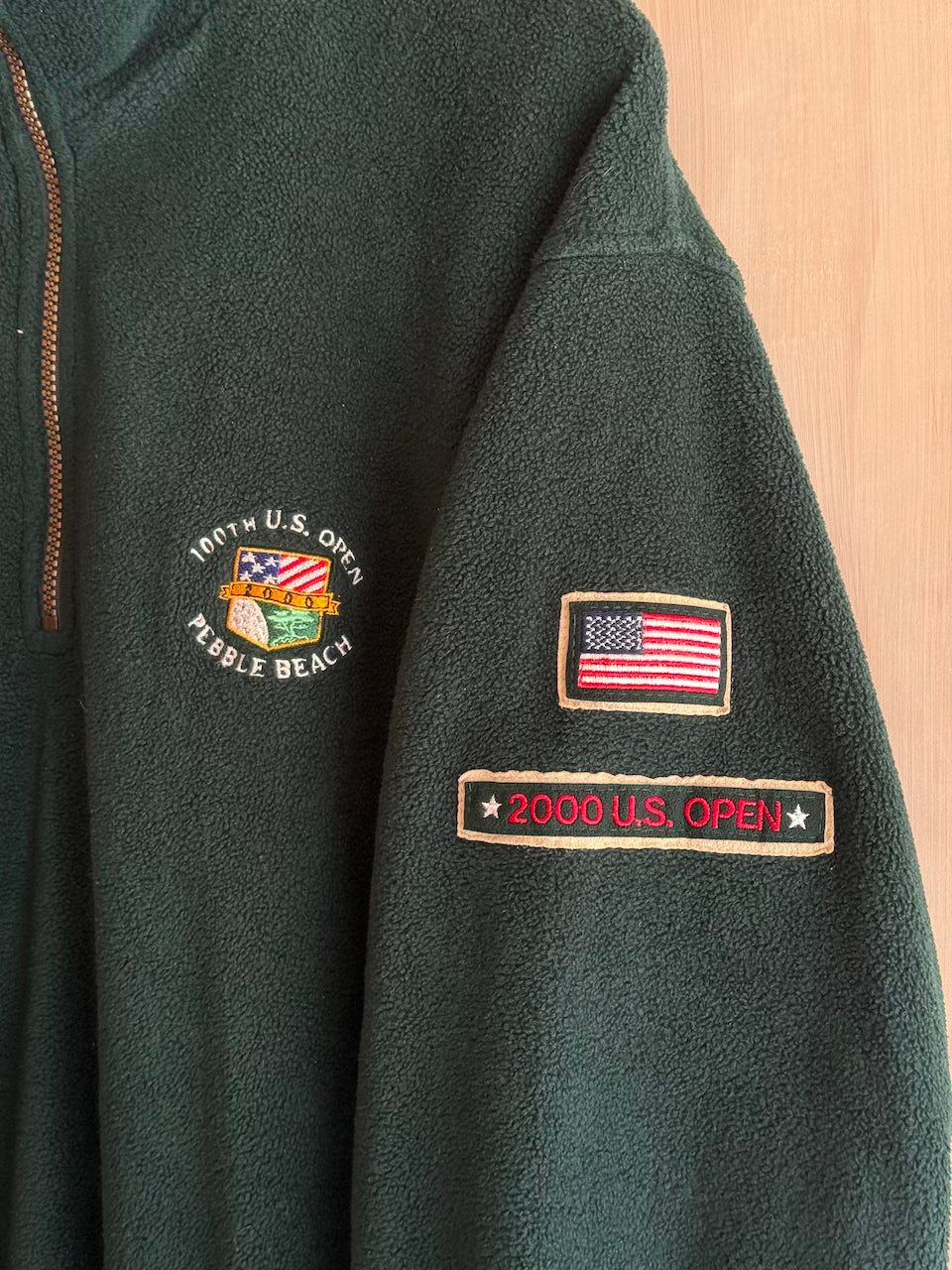 Vintage 2000 U.S. Open Pebble Beach 1/4 Zip Fleece (M)