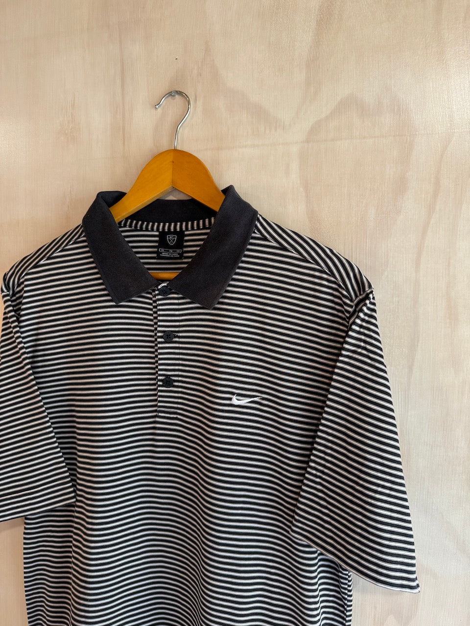 Y2K Striped Nike Golf Polo (M)