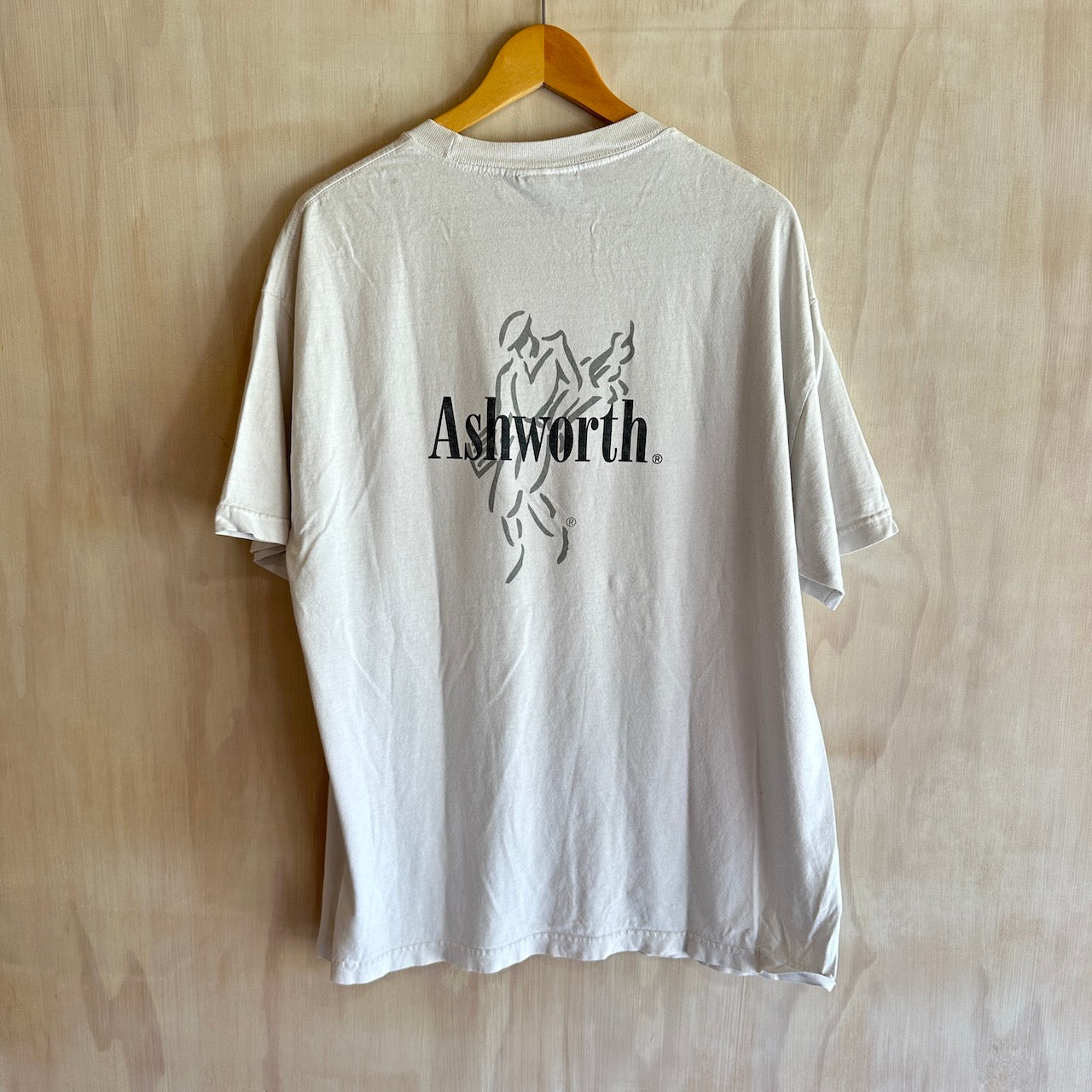 Vintage Ashworth Golf tee, light stains (L)