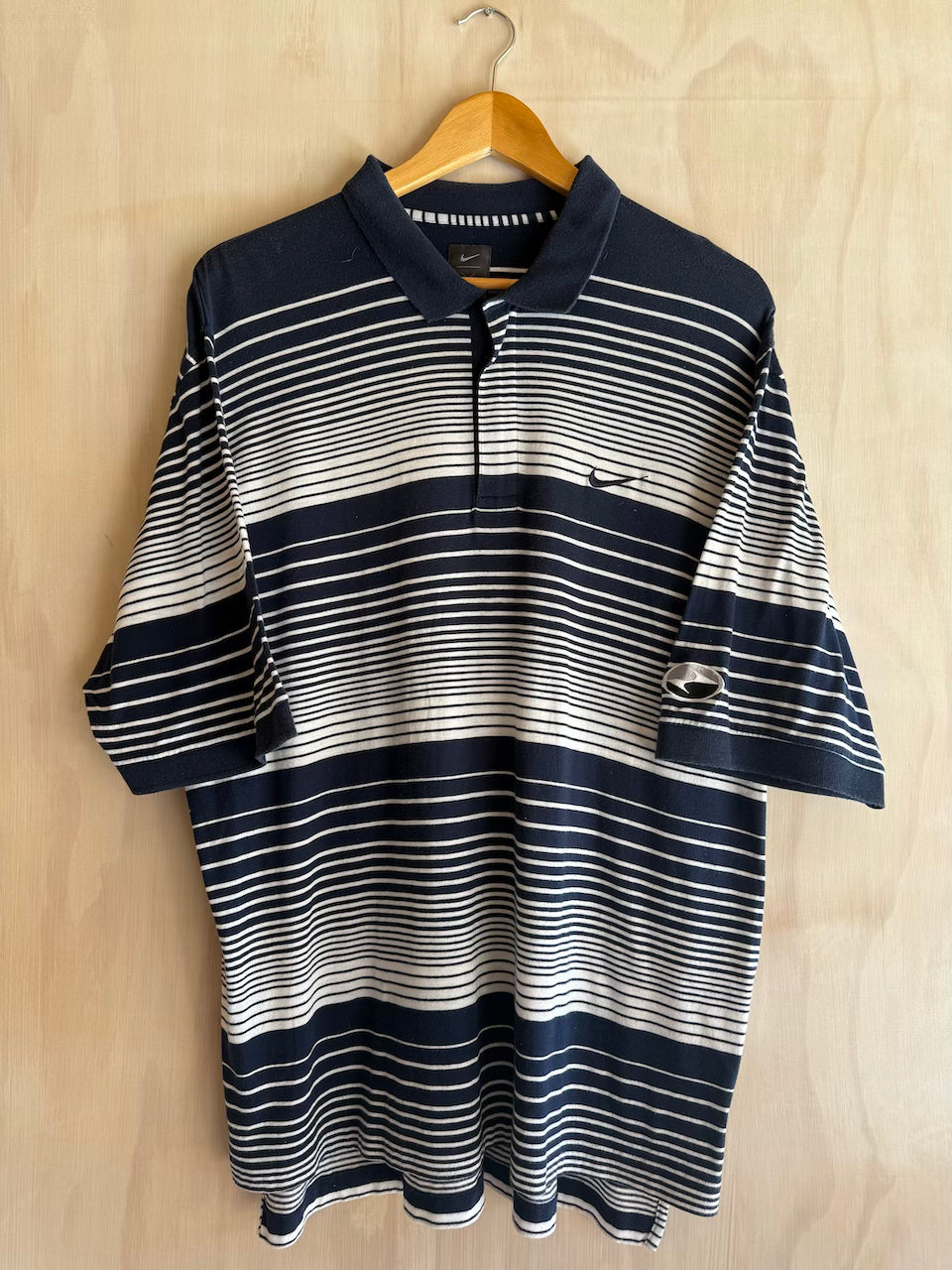 Vintage Tiger Woods Nike 1/4 Zip Golf Polo (L)