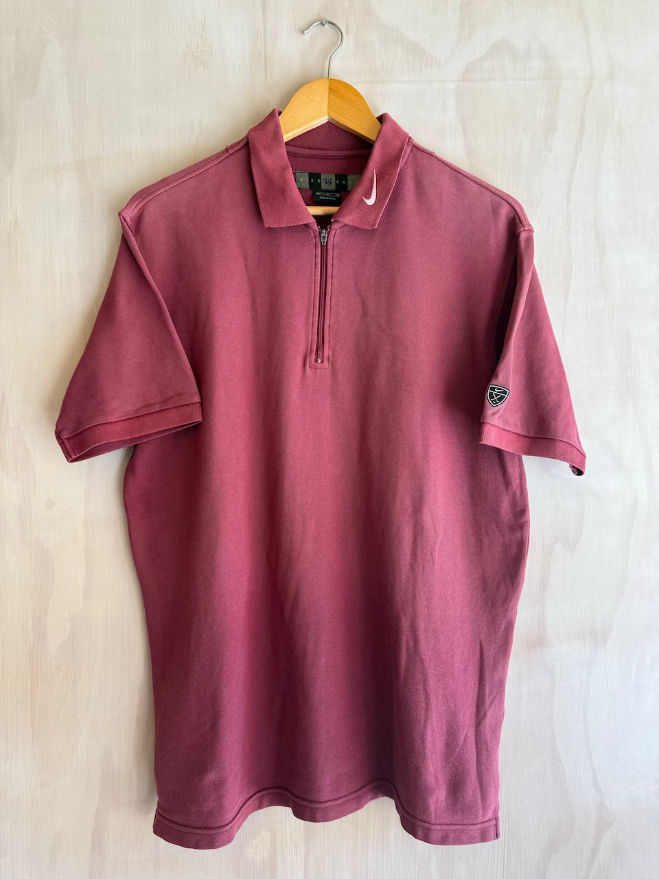 Y2K Collar Swoosh Nike Golf Polo (M)