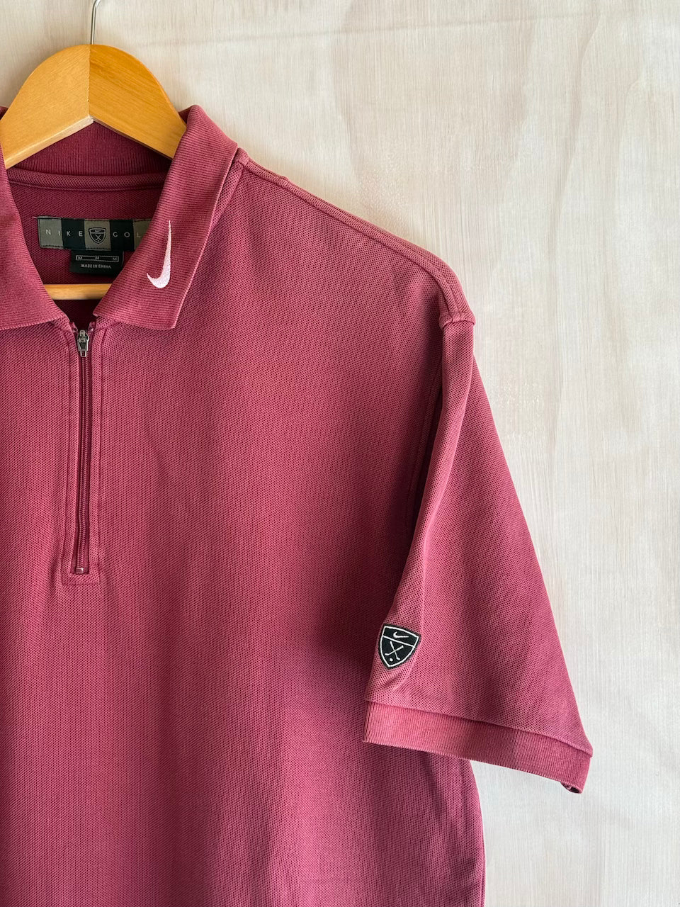 Y2K Collar Swoosh Nike Golf Polo (M)