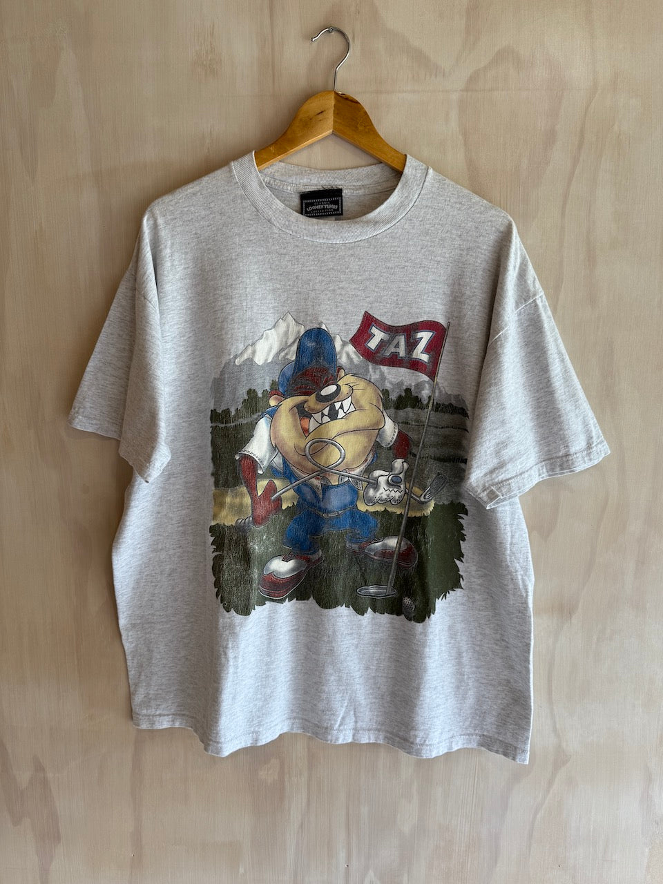 Vintage TAZ Looney Tunes Golf T-shirt (Boxy XL)