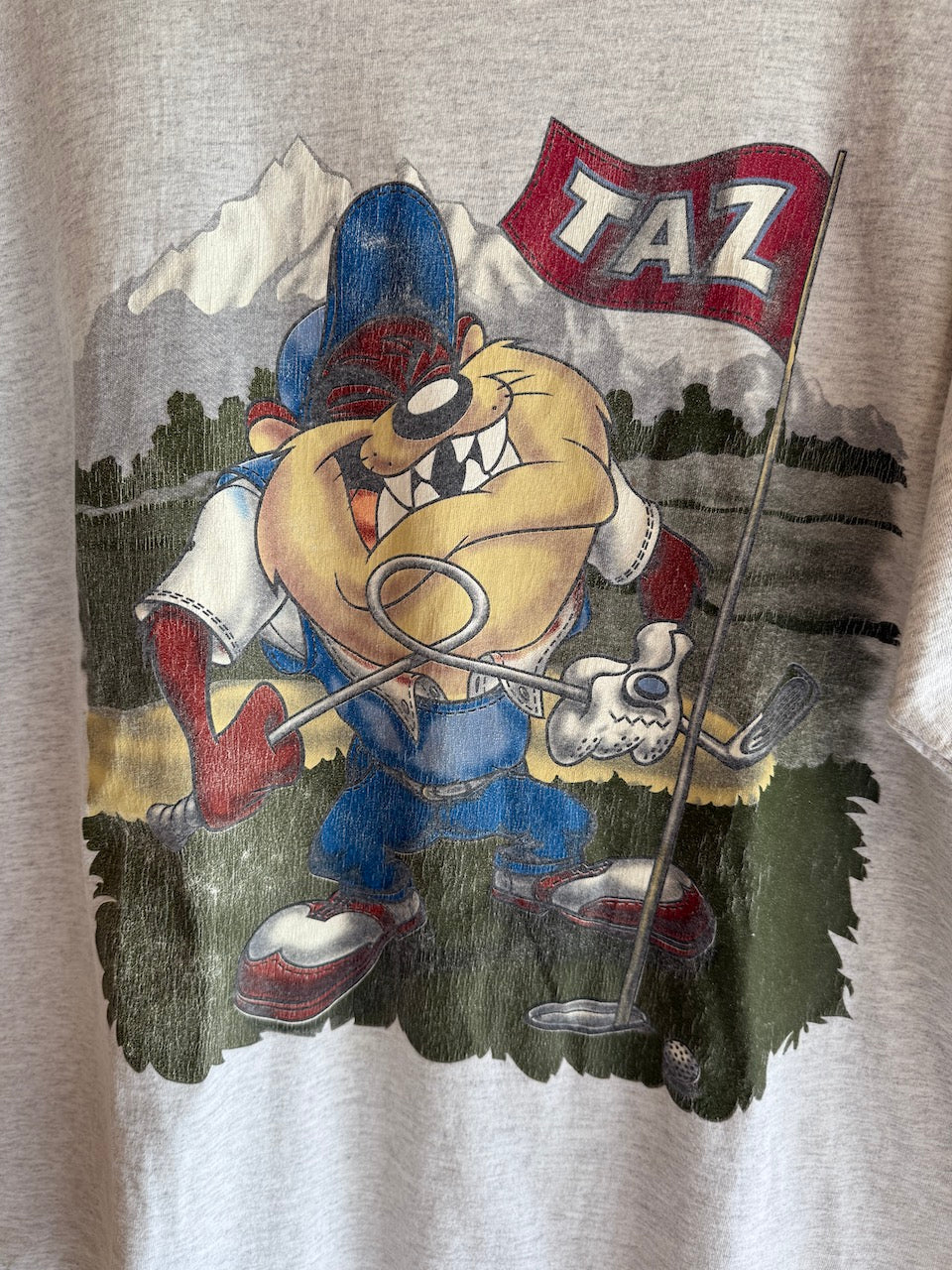Vintage TAZ Looney Tunes Golf T-shirt (Boxy XL)