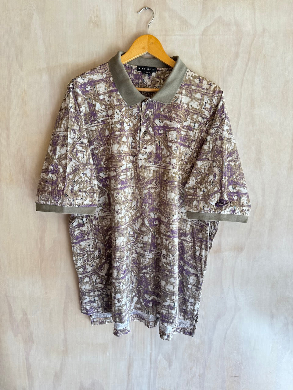 Vintage Abstract Nike Golf Polo (XXL)