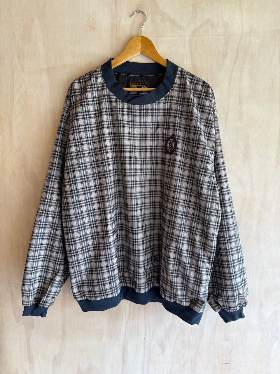Vintage 1999 U.S. Open Pinehurst #2 Plaid Golf Pullover (XL)