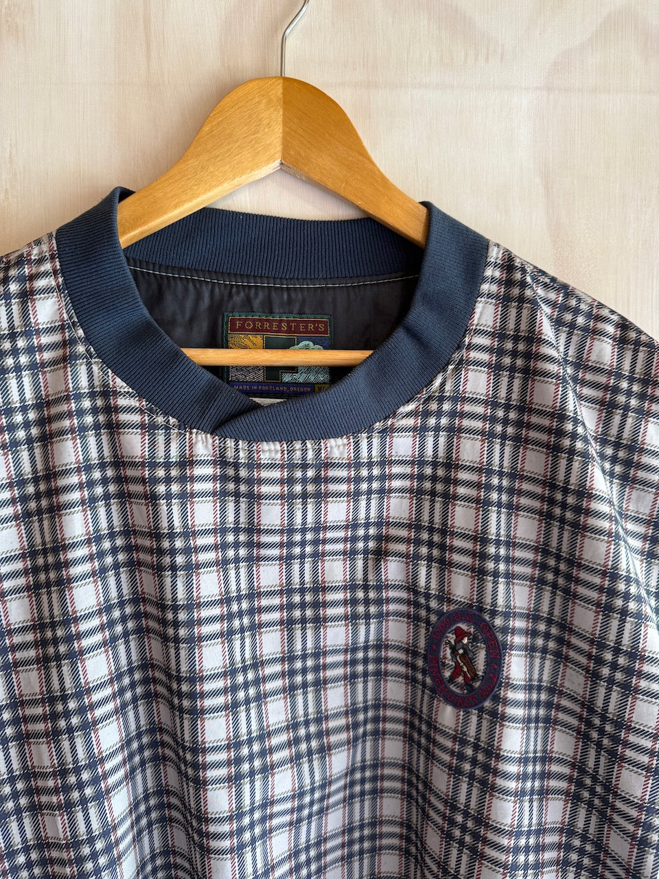 Vintage 1999 U.S. Open Pinehurst #2 Plaid Golf Pullover (XL)
