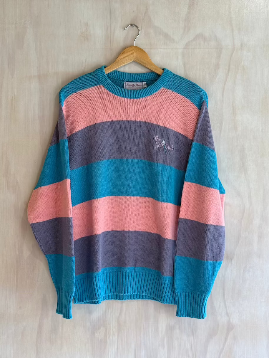 Vintage Womens Golf Club Sweater (L)