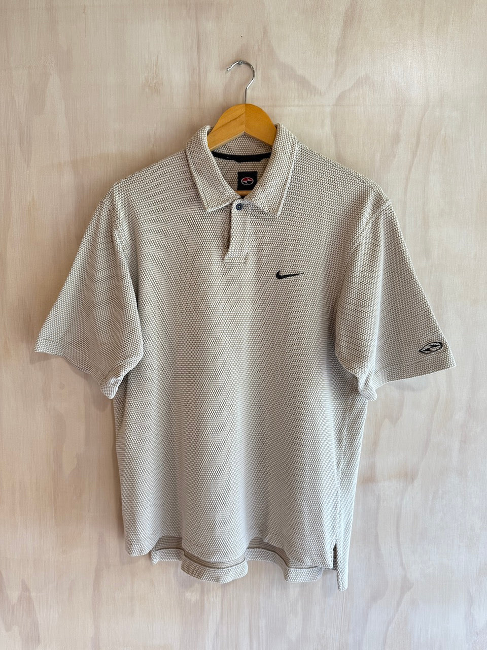Vintage Waffle Tiger Woods Nike Golf Polo (M)