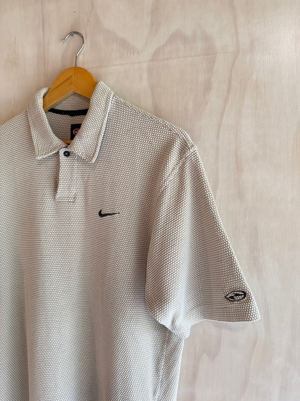 Vintage Waffle Tiger Woods Nike Golf Polo (M)