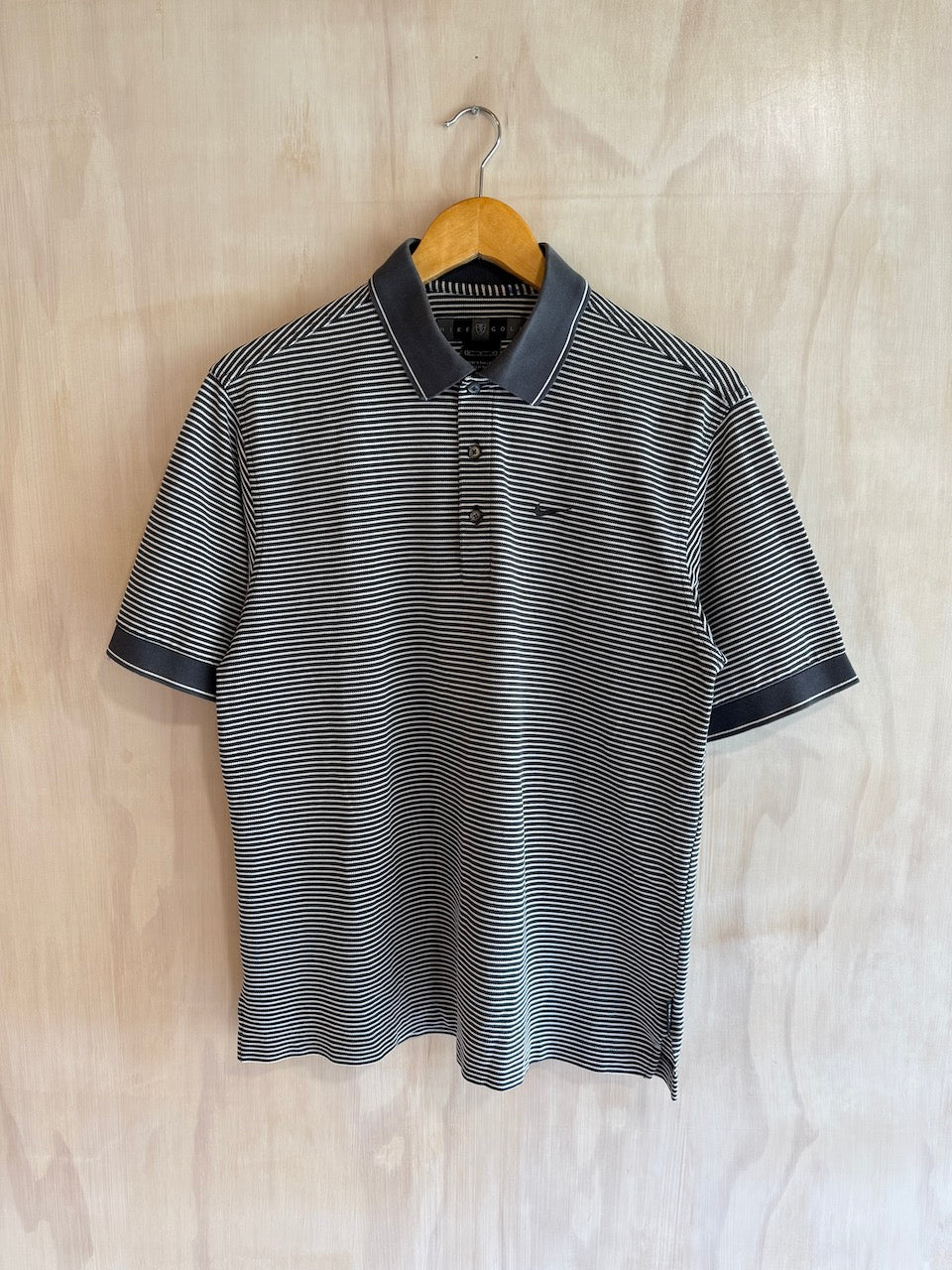 Vintage Y2K Striped Nike Golf Polo (Short M)