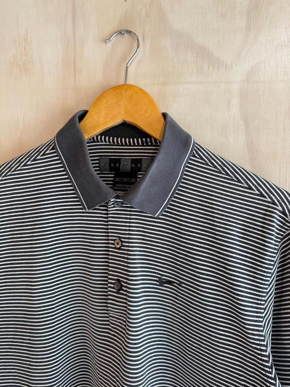 Vintage Y2K Striped Nike Golf Polo (Short M)