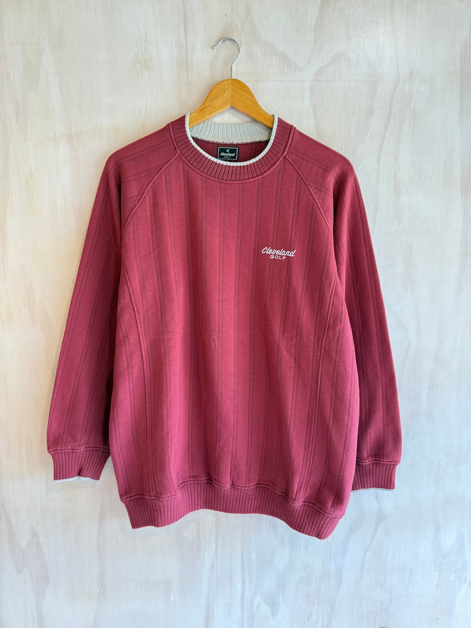 Vintage Red Cleveland Golf Crewneck (M)