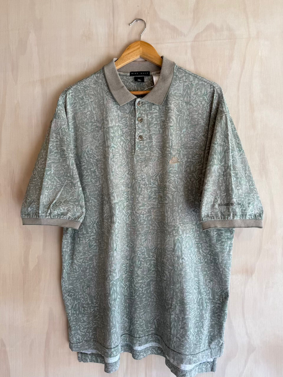 Vintage Abstract Nike Tour Golf Polo (XL)