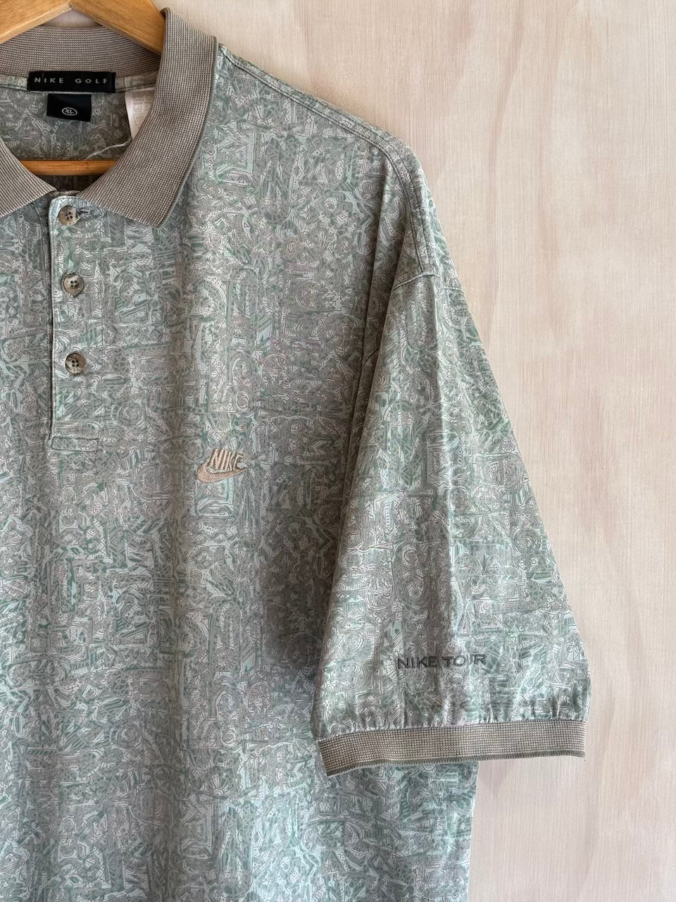 Vintage Abstract Nike Tour Golf Polo (XL)