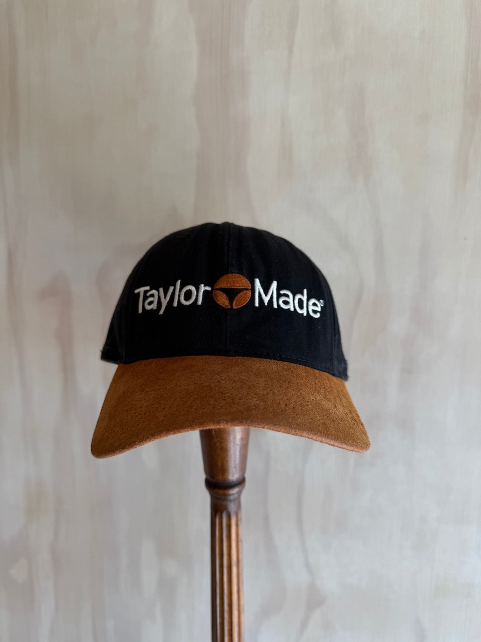 Vintage Taylormade 2-Tone Leather Strap Golf Hat 'Find Your Game'