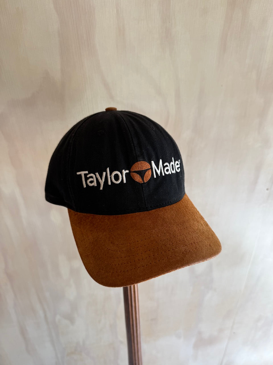 Vintage Taylormade 2-Tone Leather Strap Golf Hat 'Find Your Game'