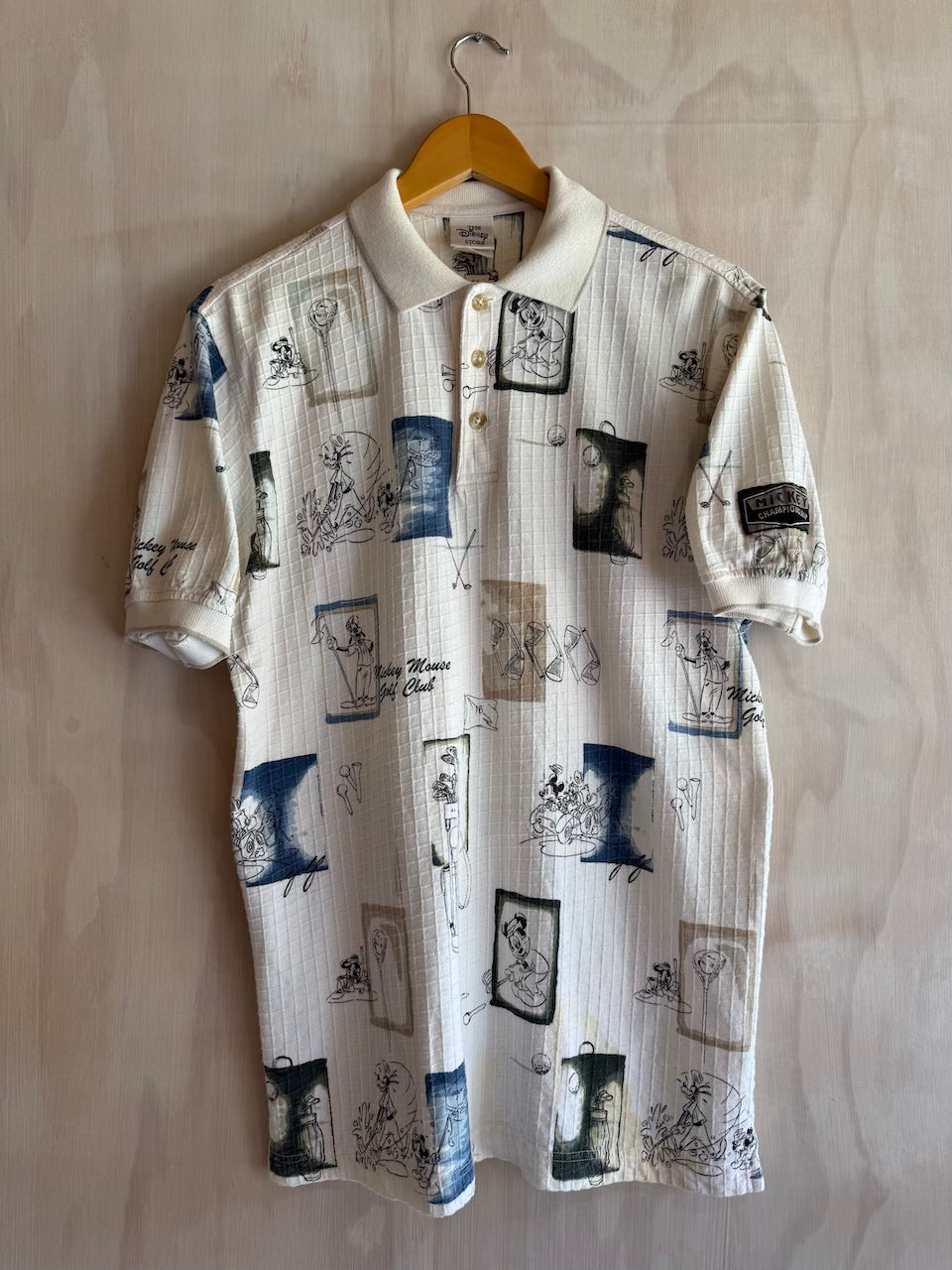 Vintage Disney Mickey Mouse Golf Polo (S/M)