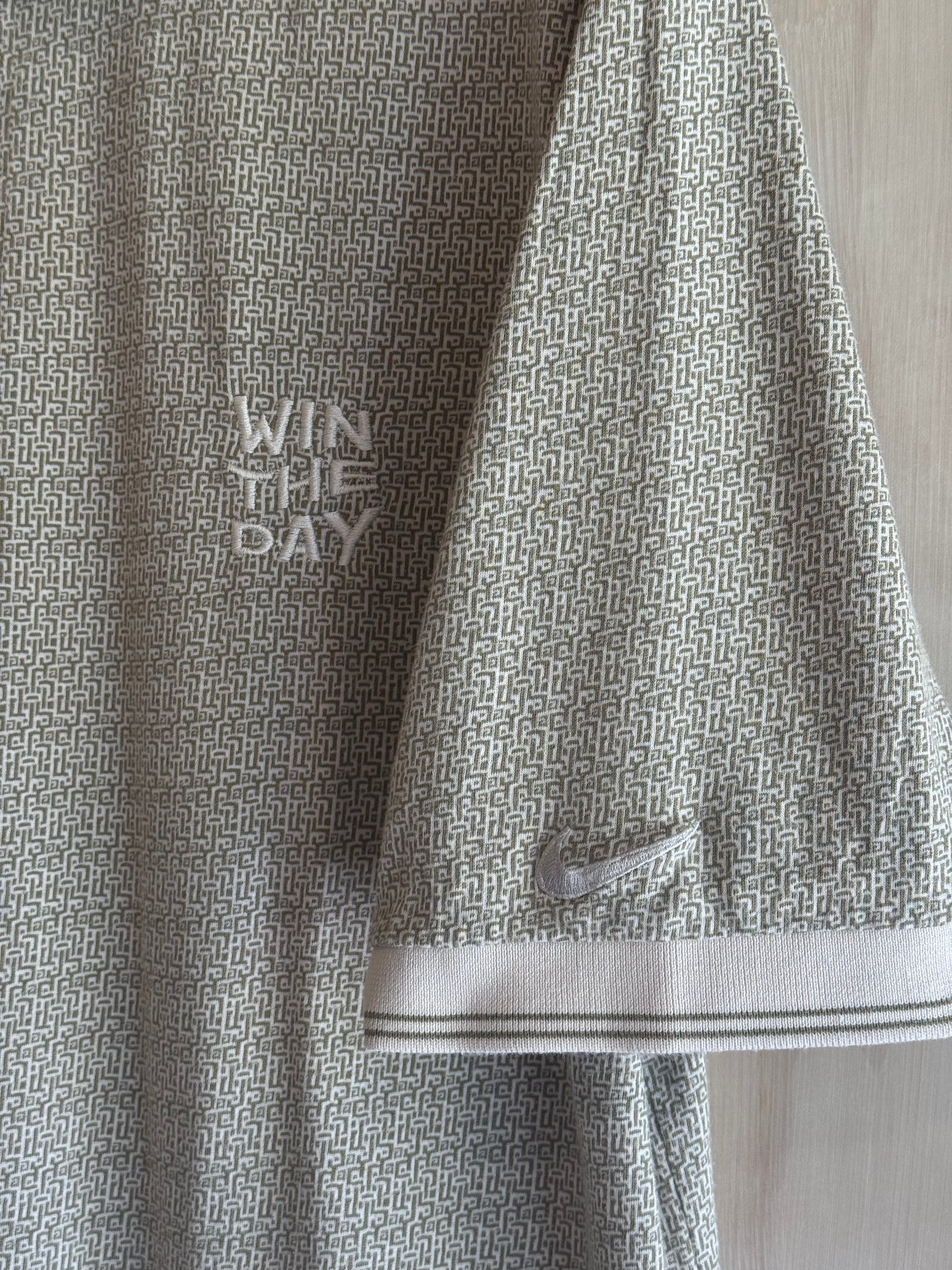 Vintage Nike WIN THE DAY Embroidered Golf Polo (XL)