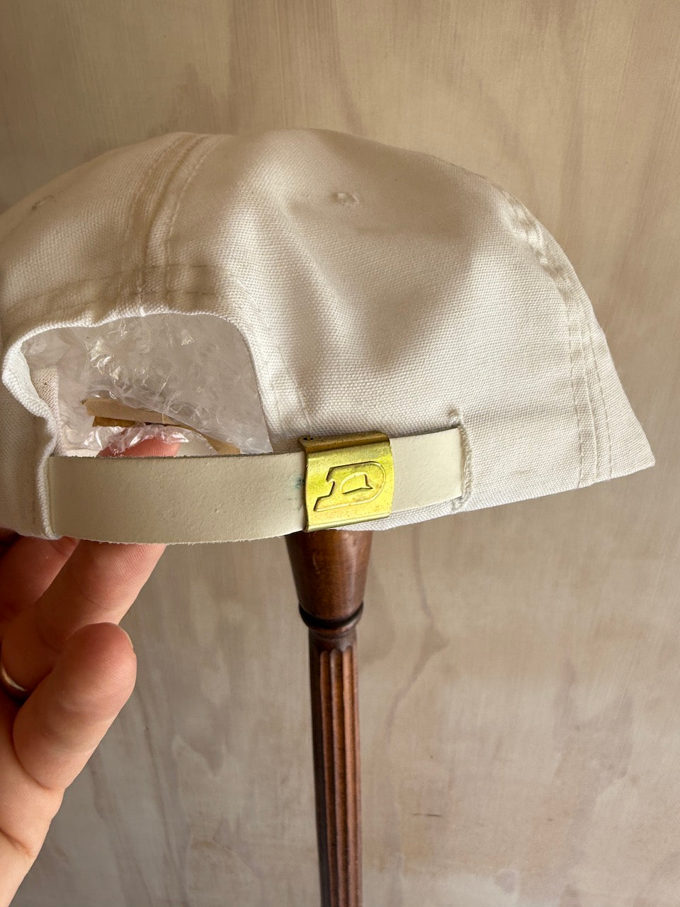 Vintage Master golf hat by Derby leather Strap