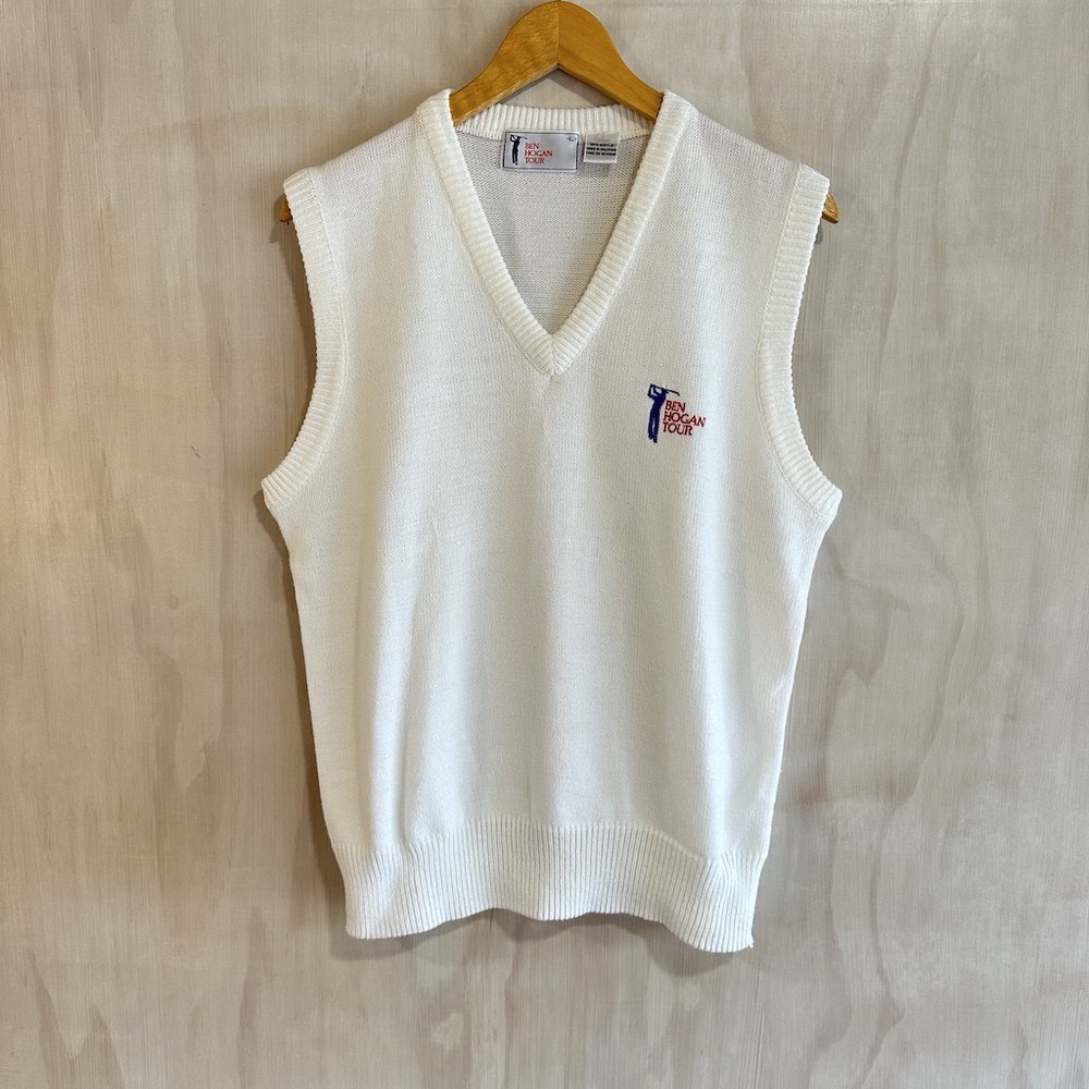 Vintage Ben Hogan Tour Golf Vest Womens L
