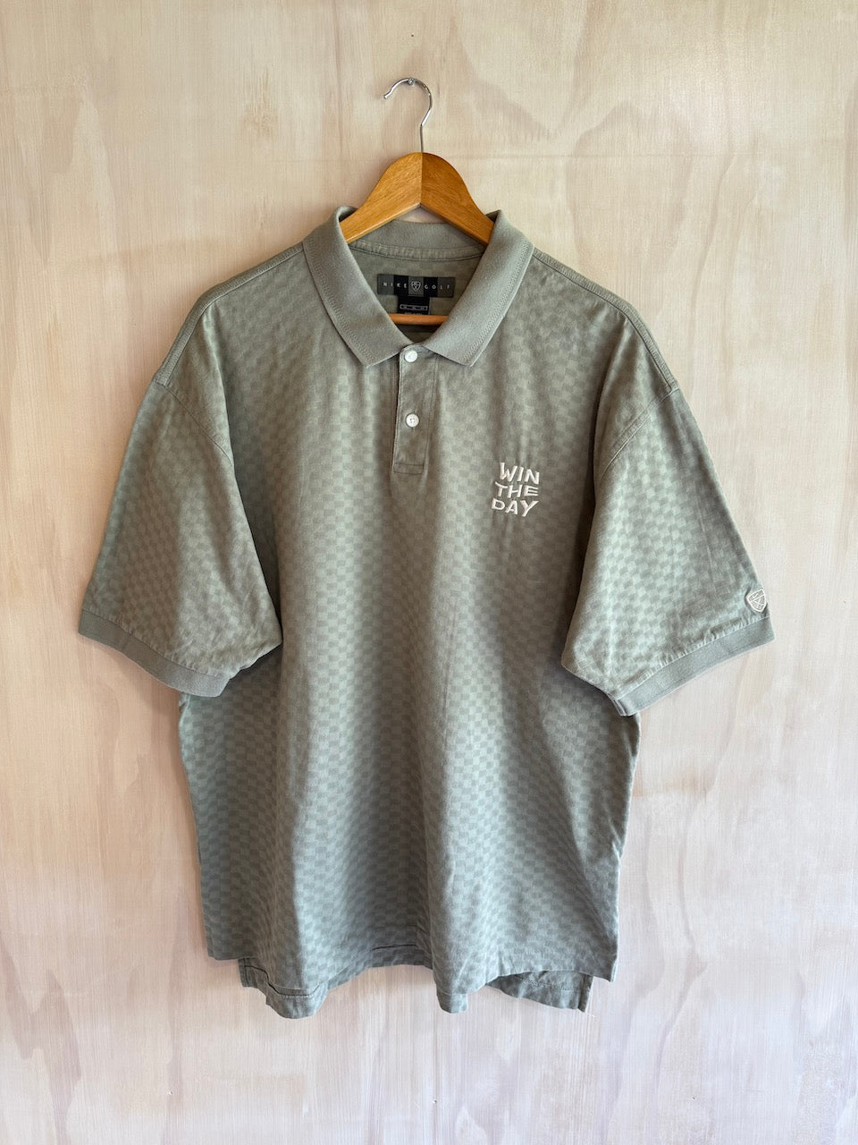 Vintage Nike Golf Polo Win The Day embroidered (XL)