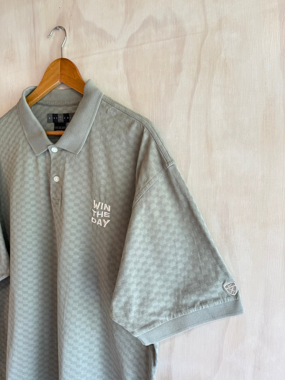 Vintage Nike Golf Polo Win The Day embroidered (XL)