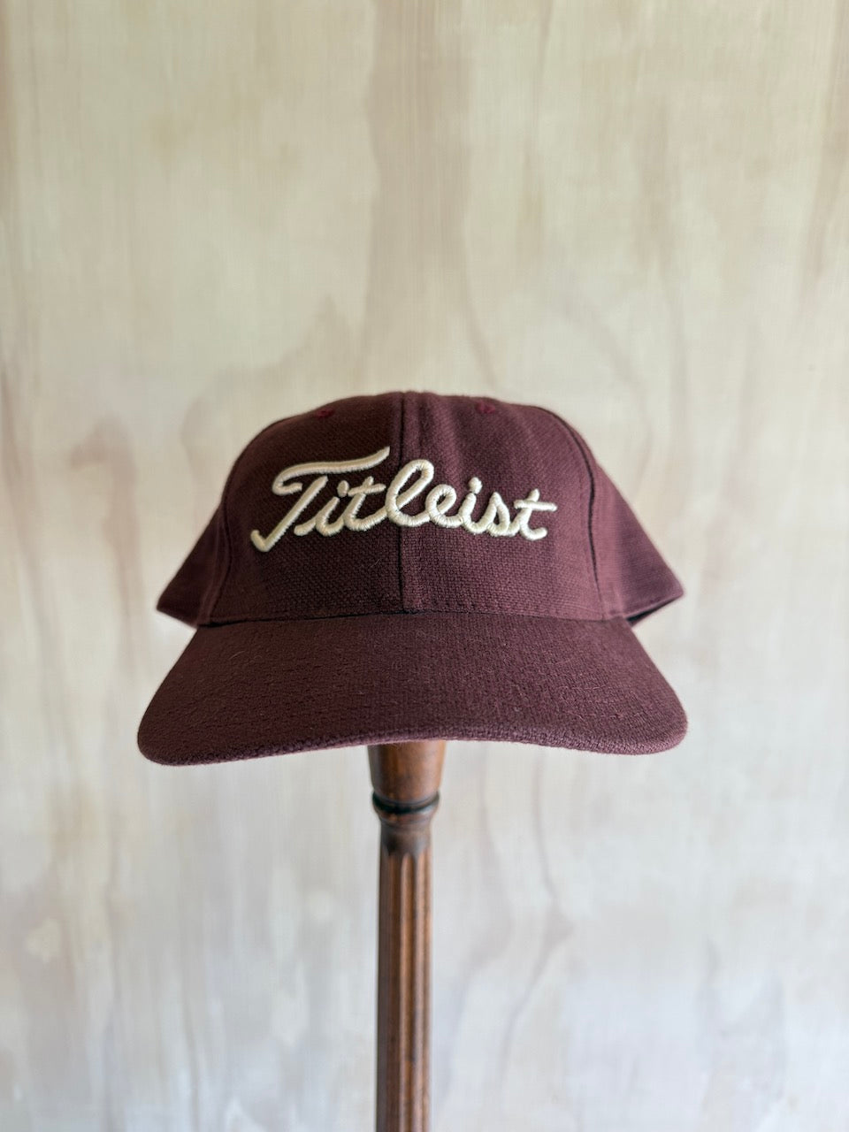 Vintage Titleist DCI Leather Strap Golf Hat