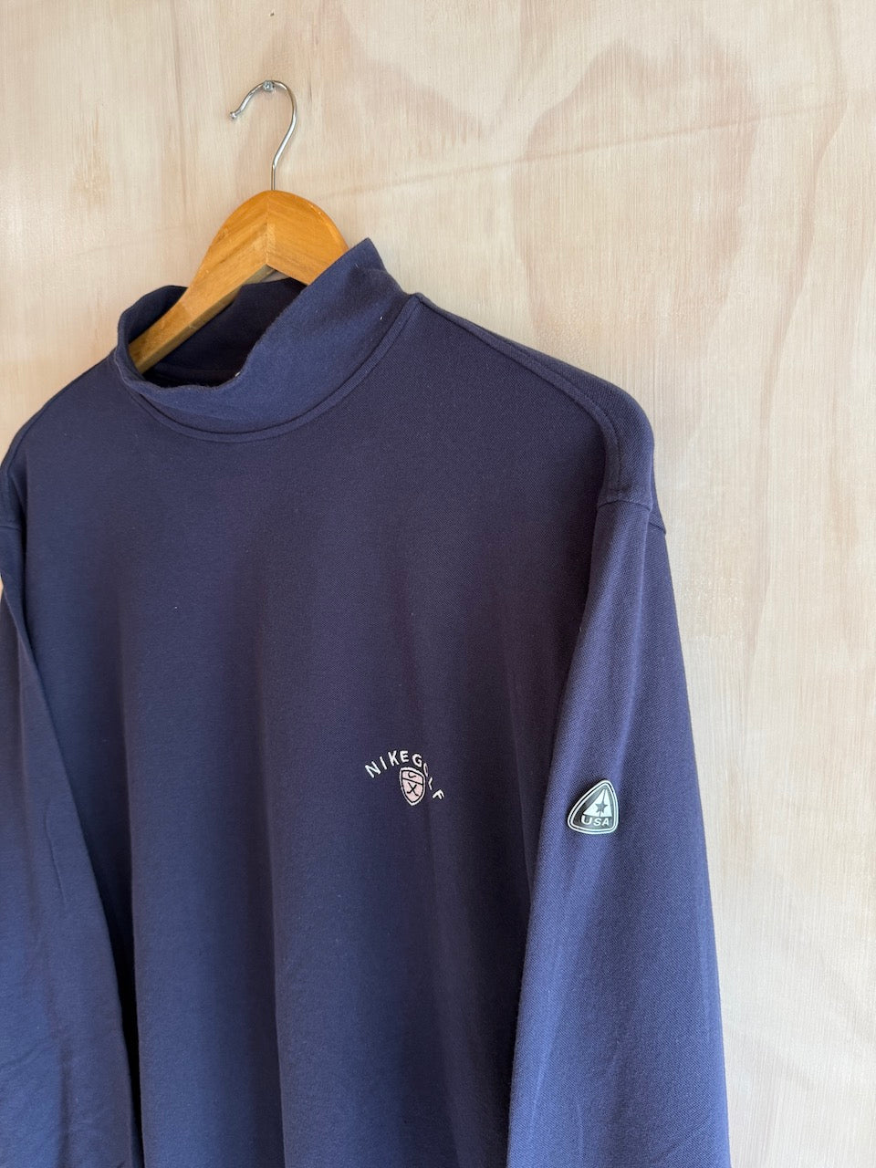 Y2K Nike Bootleg Golf Mock Neck (L)