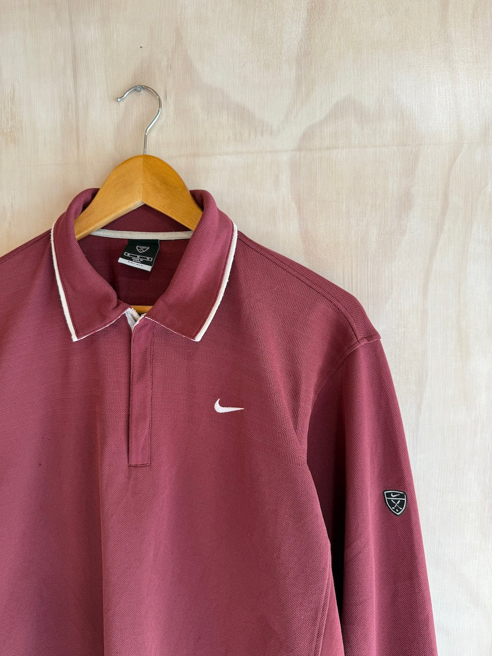 Y2K Nike Golf Long Sleeve Polo (M)