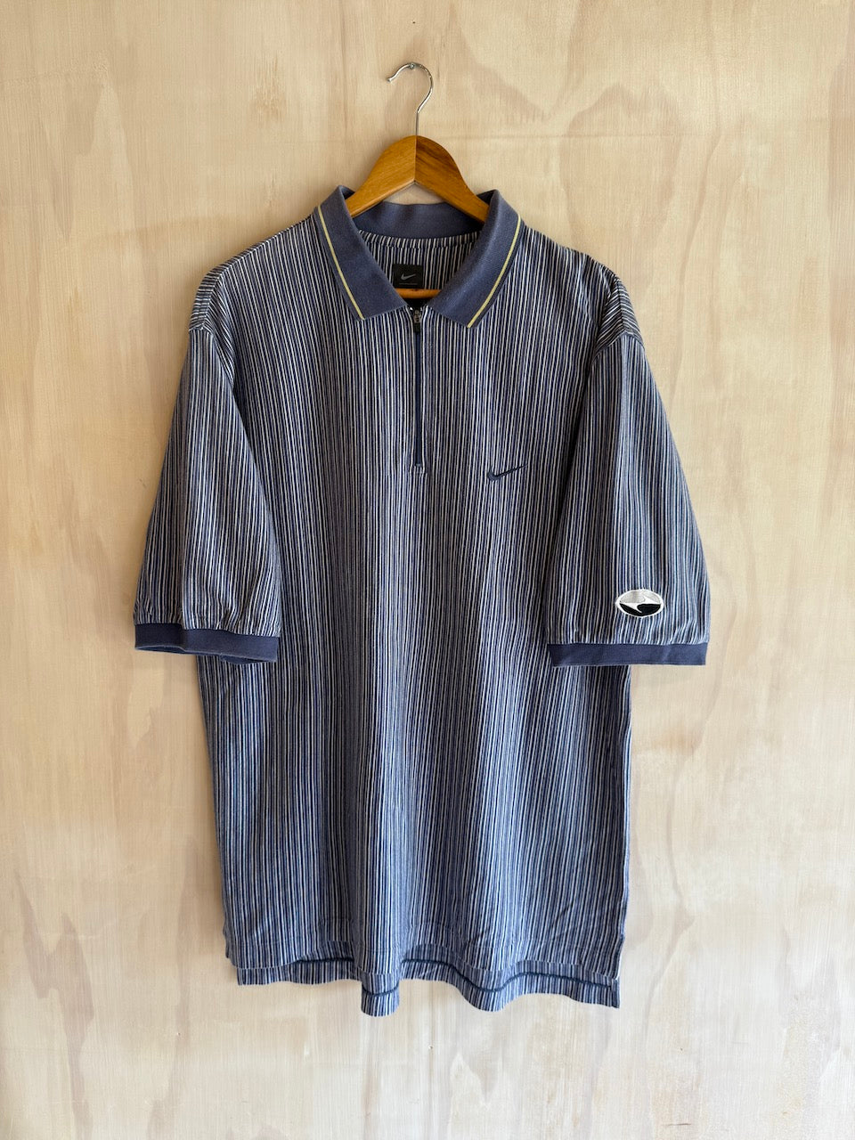 Vintage Tiger Woods 1/4 Zip Nike Golf Polo (Tall, Large)