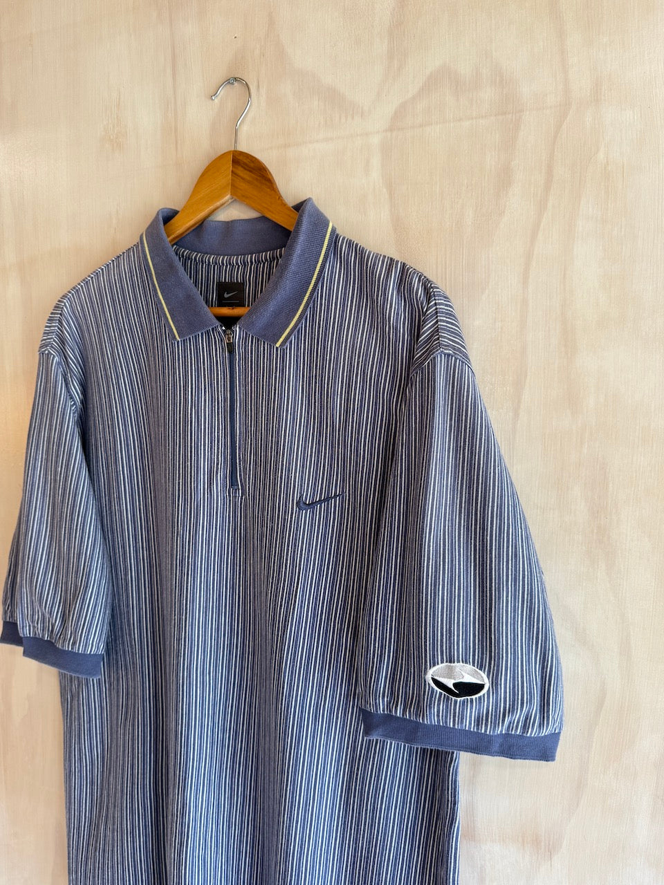 Vintage Tiger Woods 1/4 Zip Nike Golf Polo (Tall, Large)