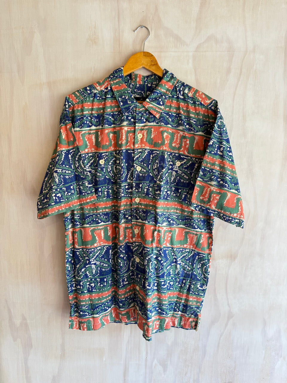 Vintage Greg Norman Abstract Golf Shirt (XL)