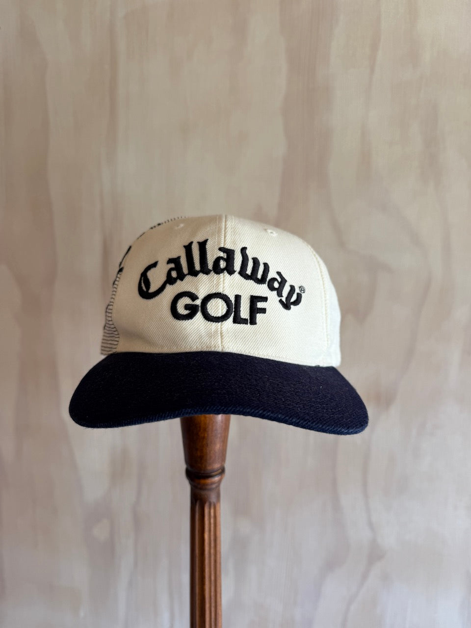 Vintage Callaway S2H2 Leather Strap Golf Hat