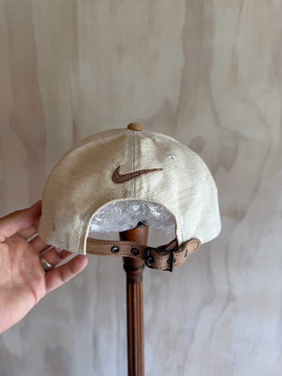 Vintage Nike golf Hat With Leather Strap