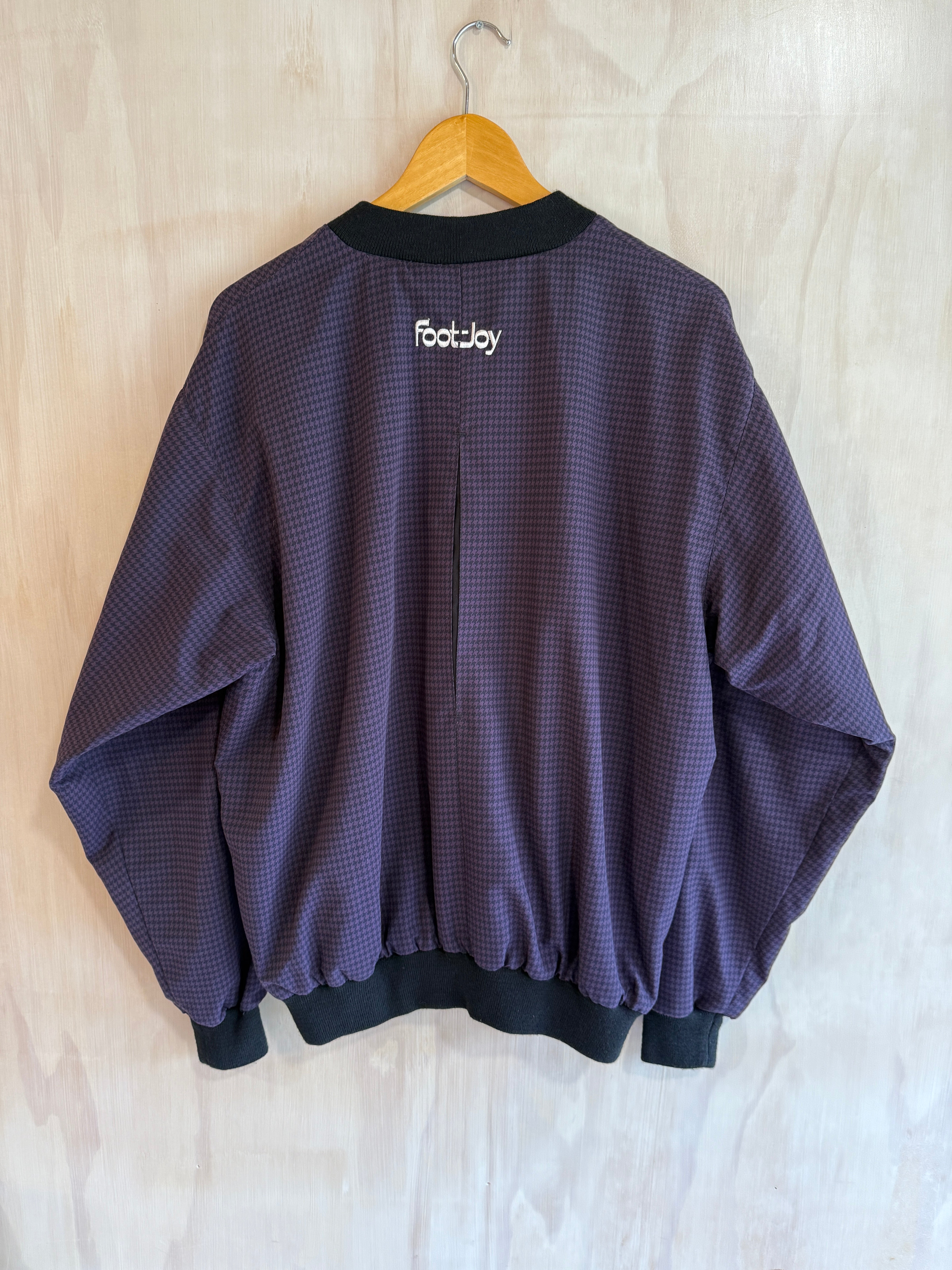 Vintage DryJoys FJ Houndstoth Golf Pullover (L)