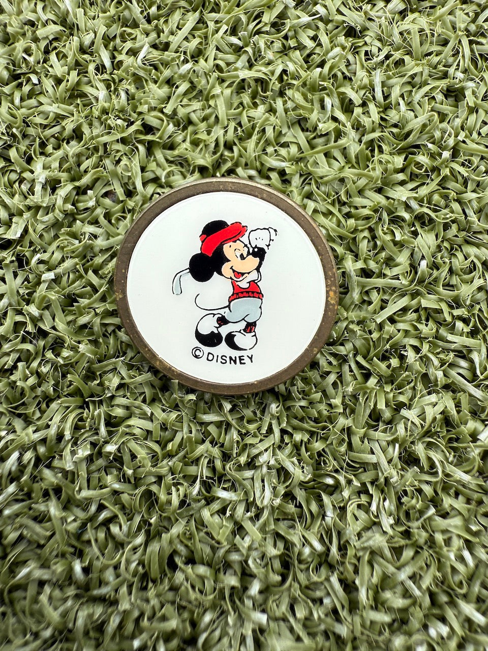 Vintage Mickey Mouse Golf Ball Marker