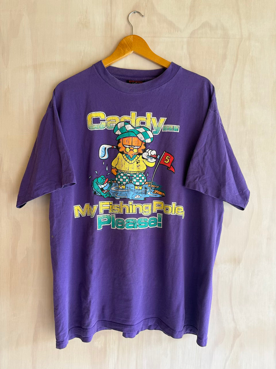 Vintage Garfield Golf tee (Boxy XL)