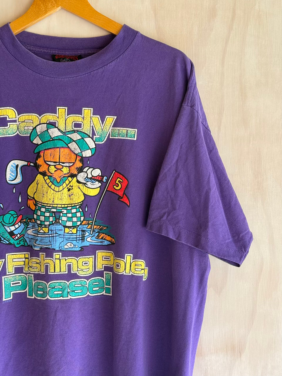 Vintage Garfield Golf tee (Boxy XL)