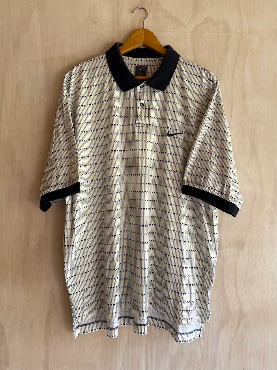 Vintage Nike Tiger Woods Geometric Golf Polo (XL)
