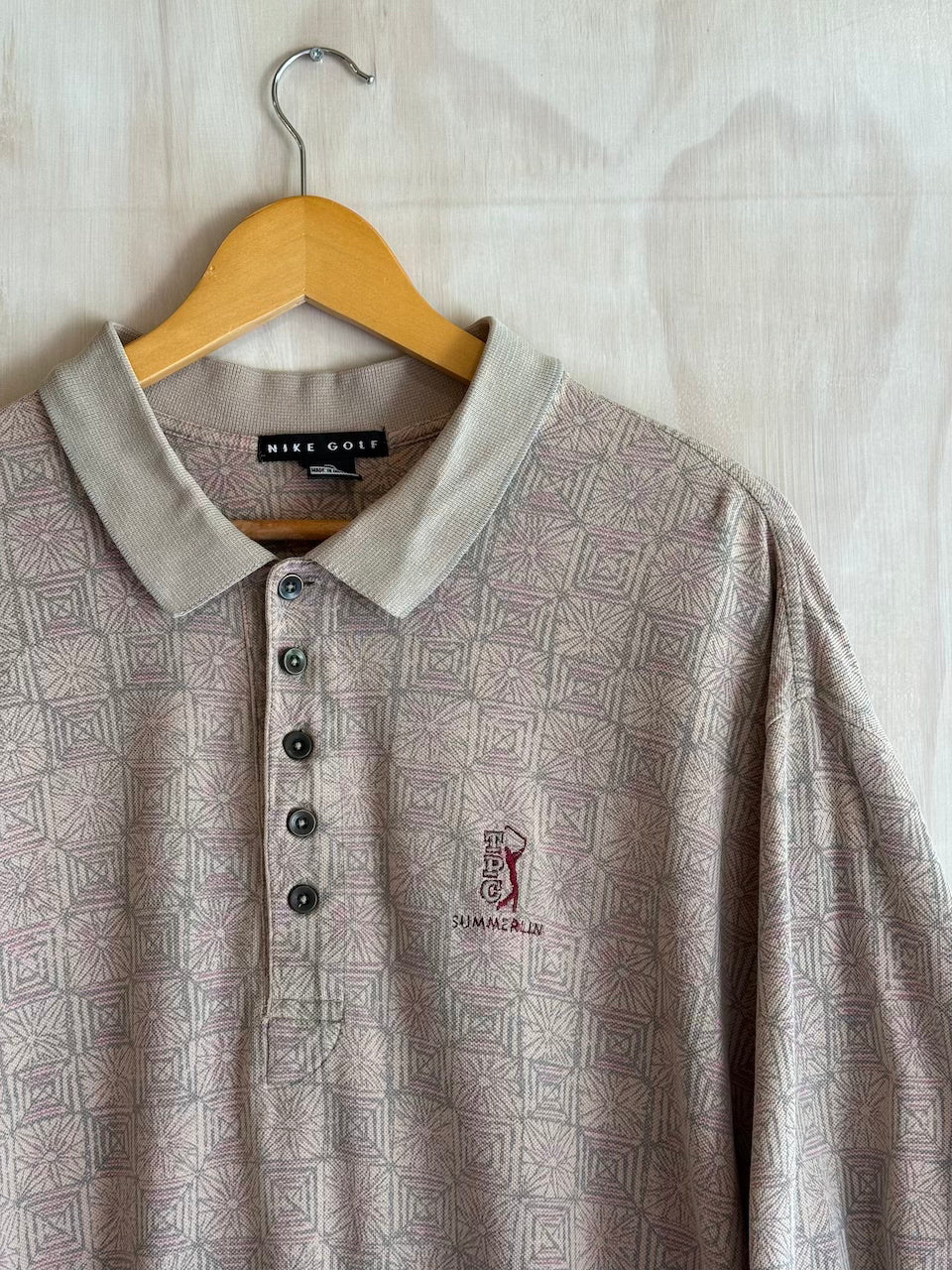 Vintage TPC Sumerlin Abstract Nike Golf Polo (XXL)