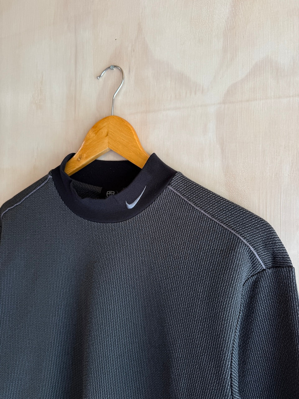 Vintage Nike Long Sleeve Golf Mock Neck (M)